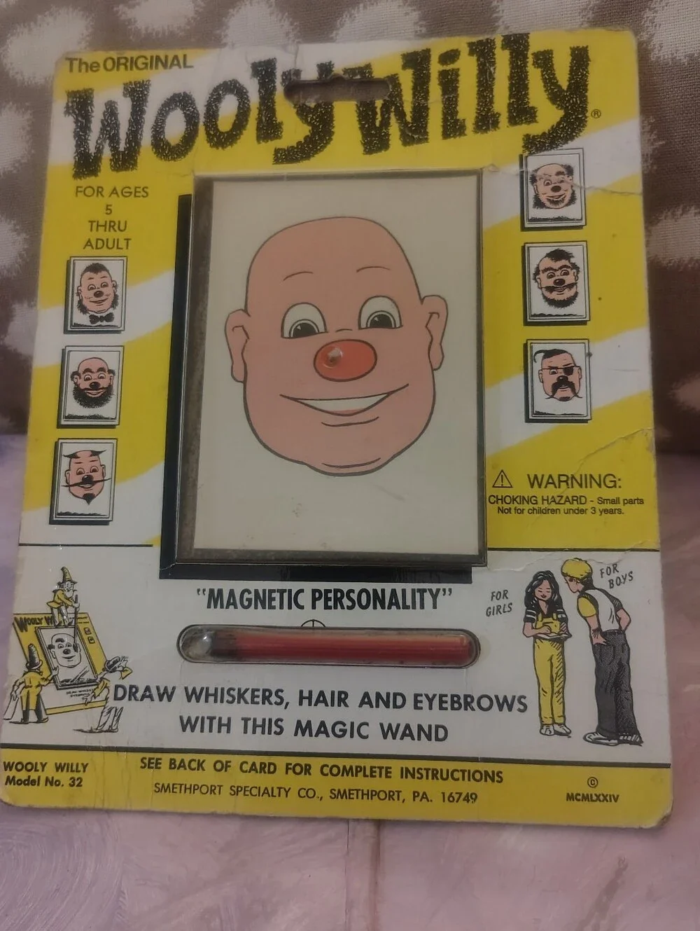 The Original Wooly Willy magnetic personality toy by Smethport Specialty Company